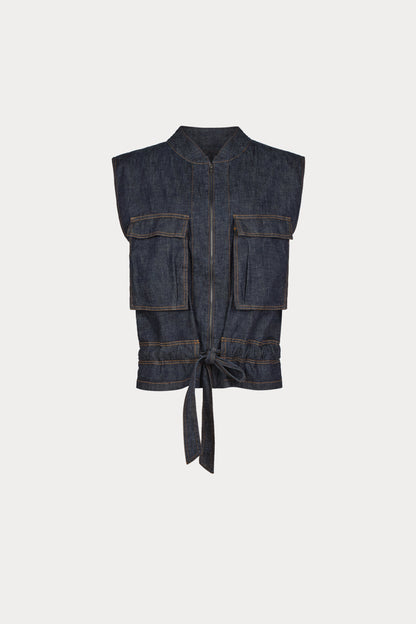 Soliton Vest Raw Wash - Rachel Comey