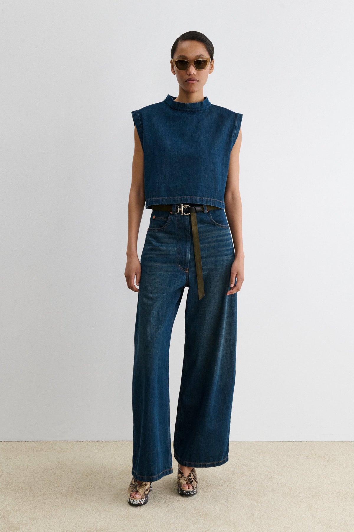 Bacchus Top Muddy Indigo - Rachel Comey