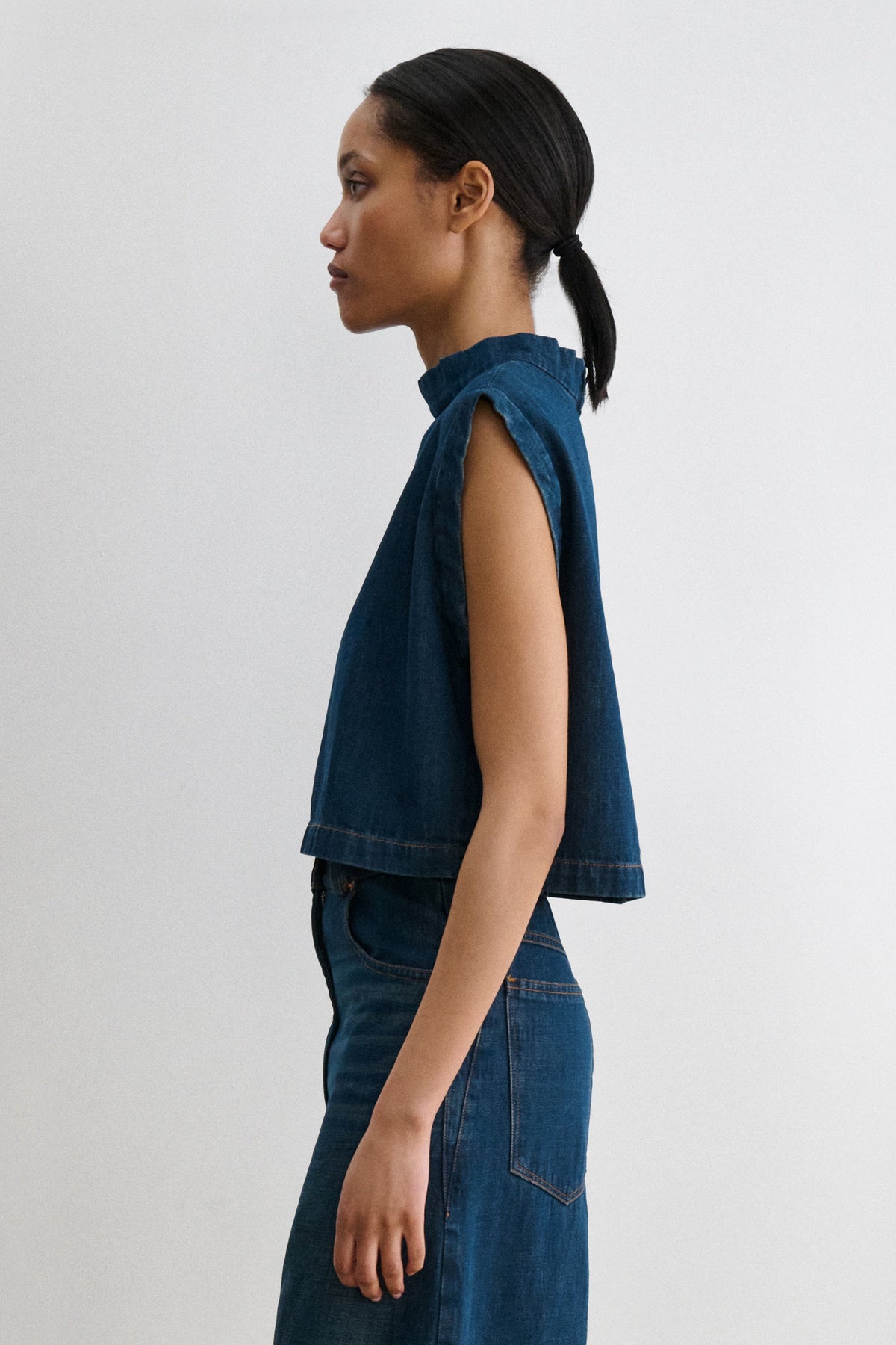 Bacchus Top Muddy Indigo - Rachel Comey