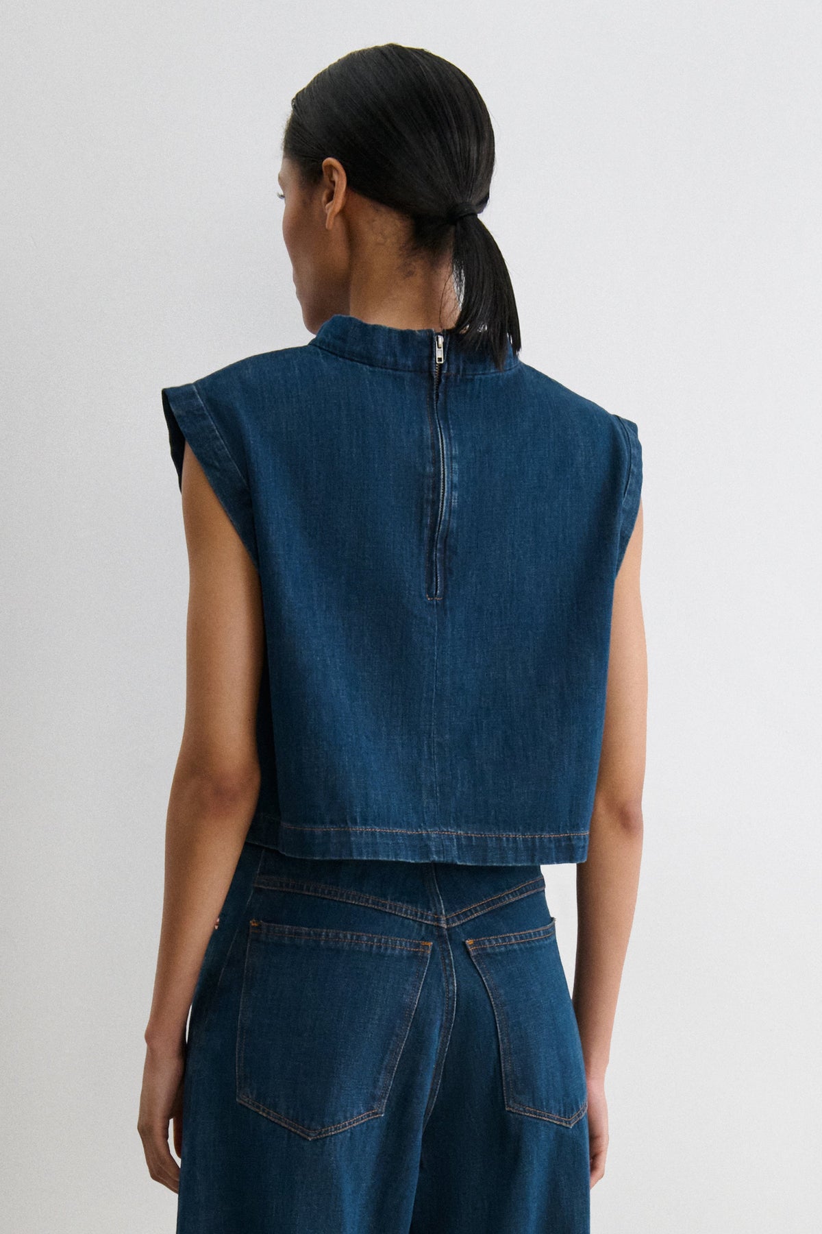 Bacchus Top Muddy Indigo - Rachel Comey