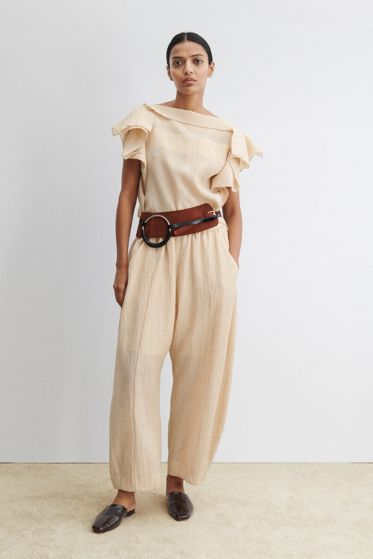 Rivera Top Light Peach - Rachel Comey