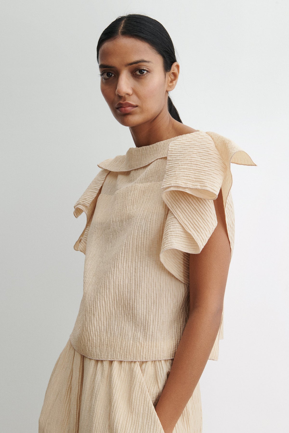 Rivera Top Light Peach - Rachel Comey