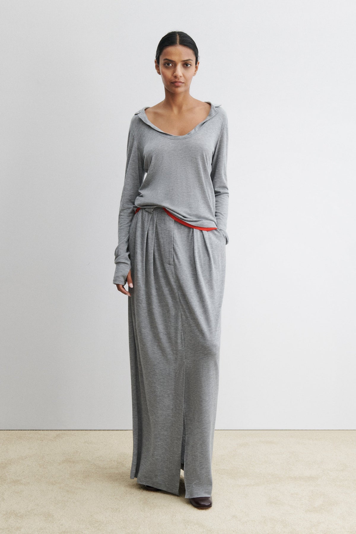 Houlston Polo Grey Melange - Rachel Comey