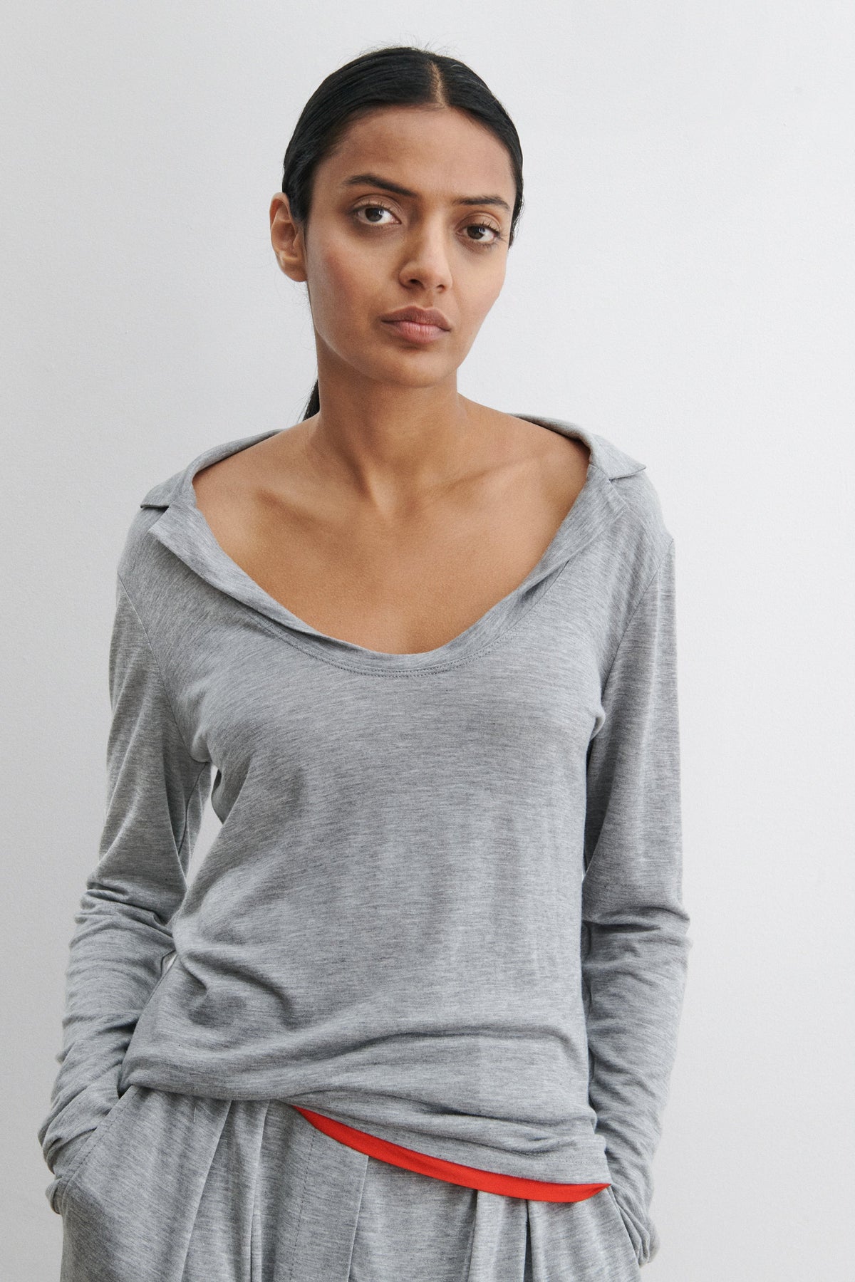 Houlston Polo Grey Melange - Rachel Comey