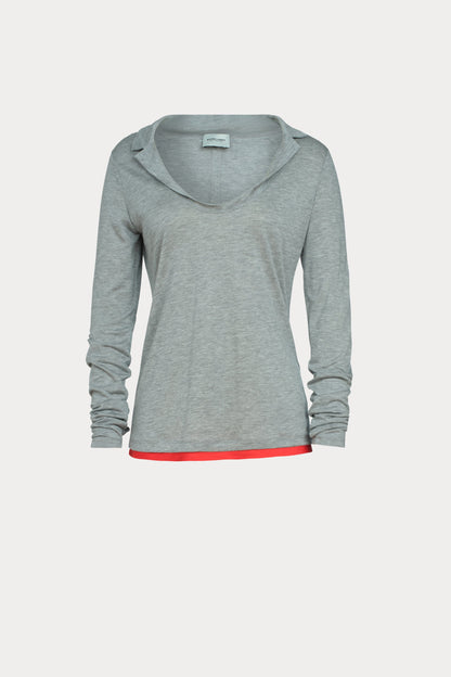 Houlston Polo Grey Melange - Rachel Comey