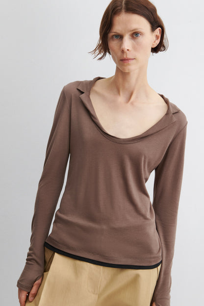 Houlston Polo Grey Melange - Rachel Comey