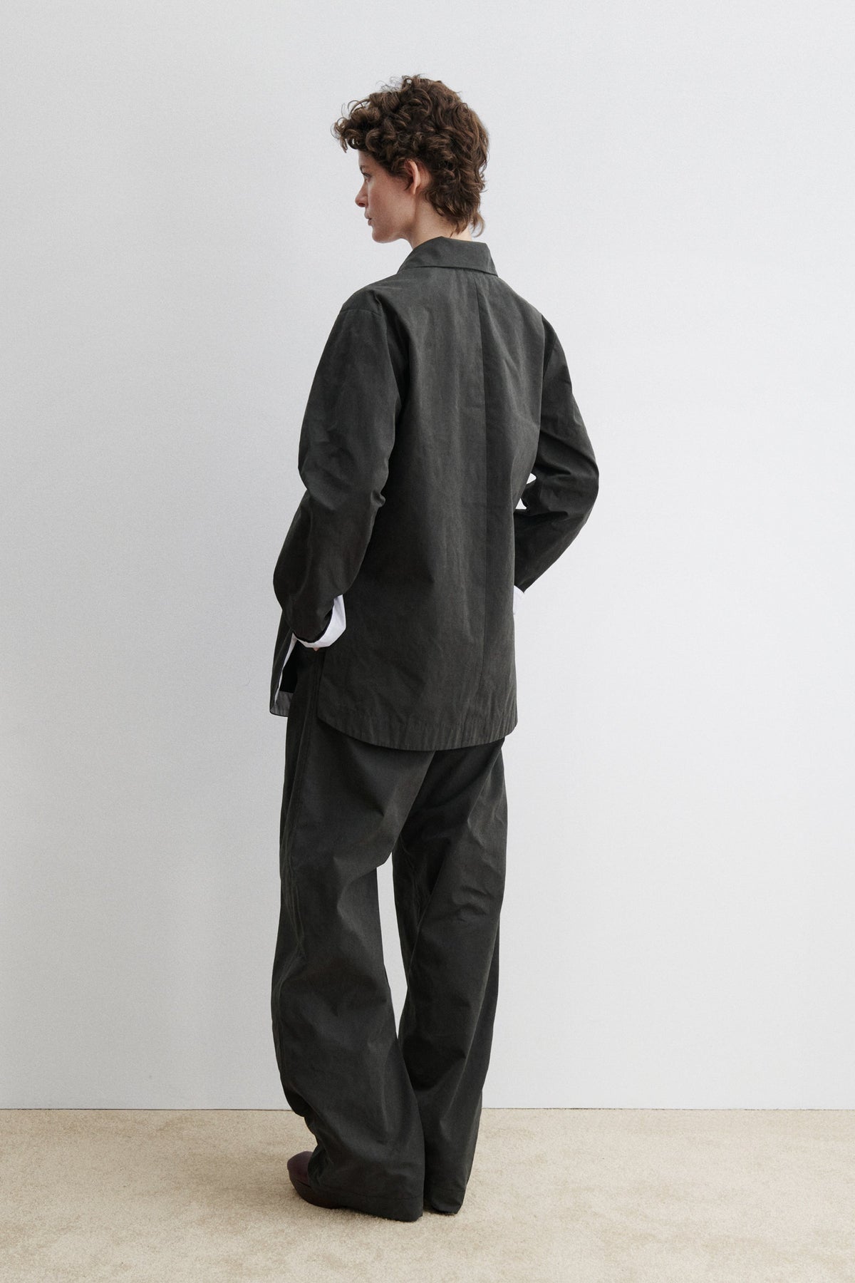 Irvine Shirt Garnet - Rachel Comey