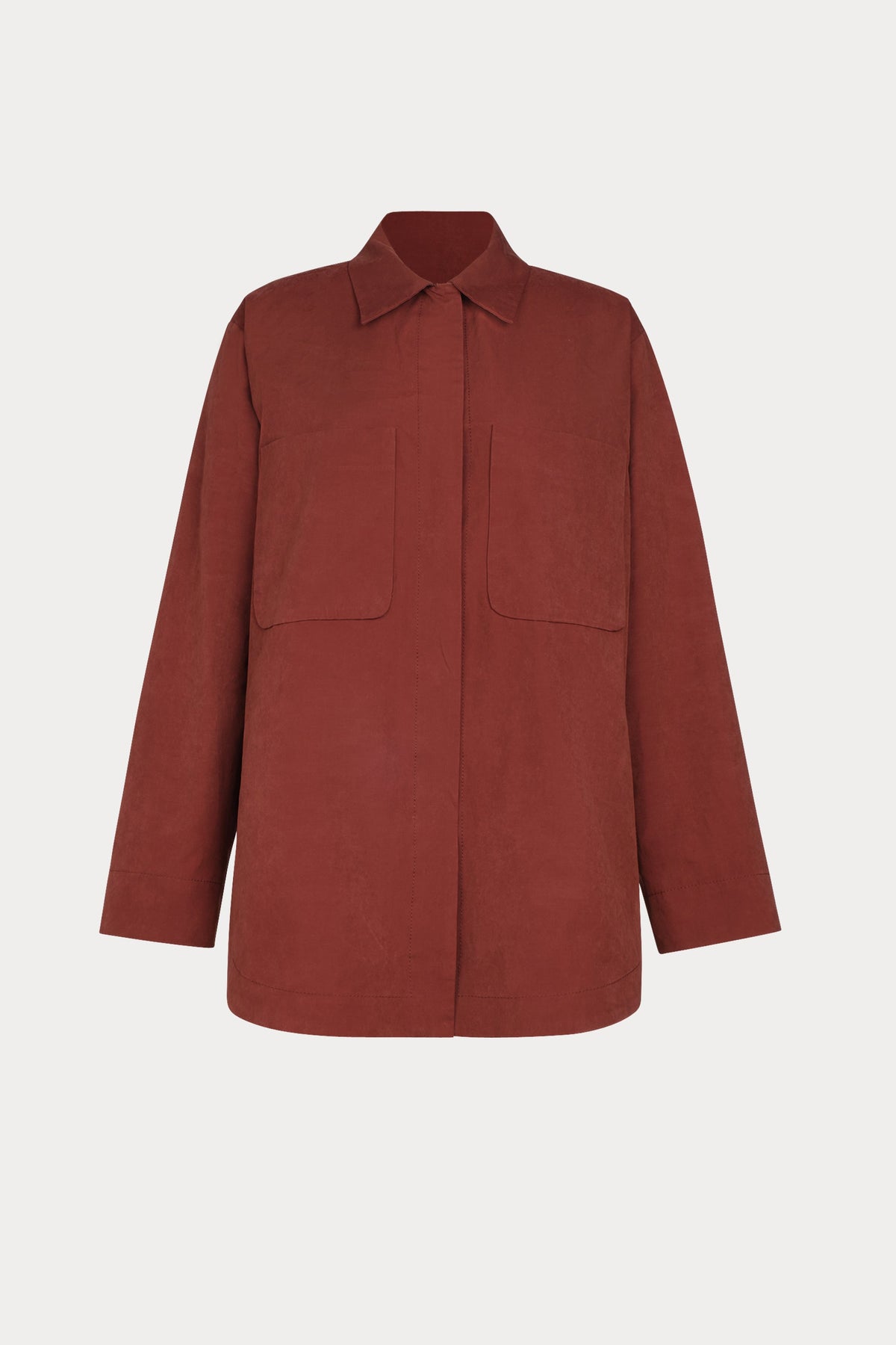 Irvine Shirt Garnet - Rachel Comey