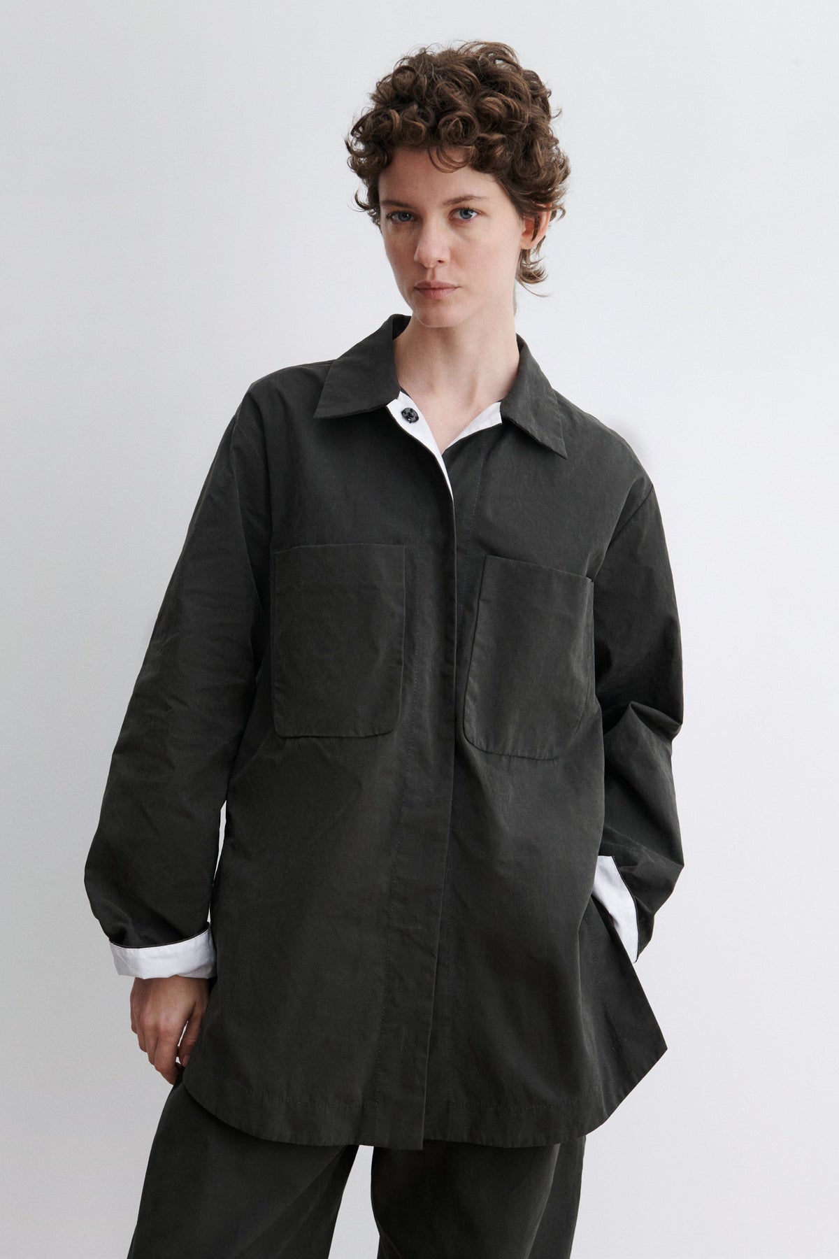 Irvine Shirt Garnet - Rachel Comey