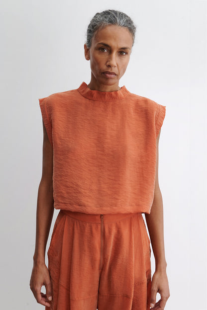 Bacchus Top Terracotta - Rachel Comey