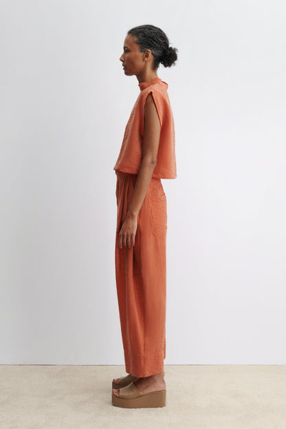 Bacchus Top Terracotta - Rachel Comey