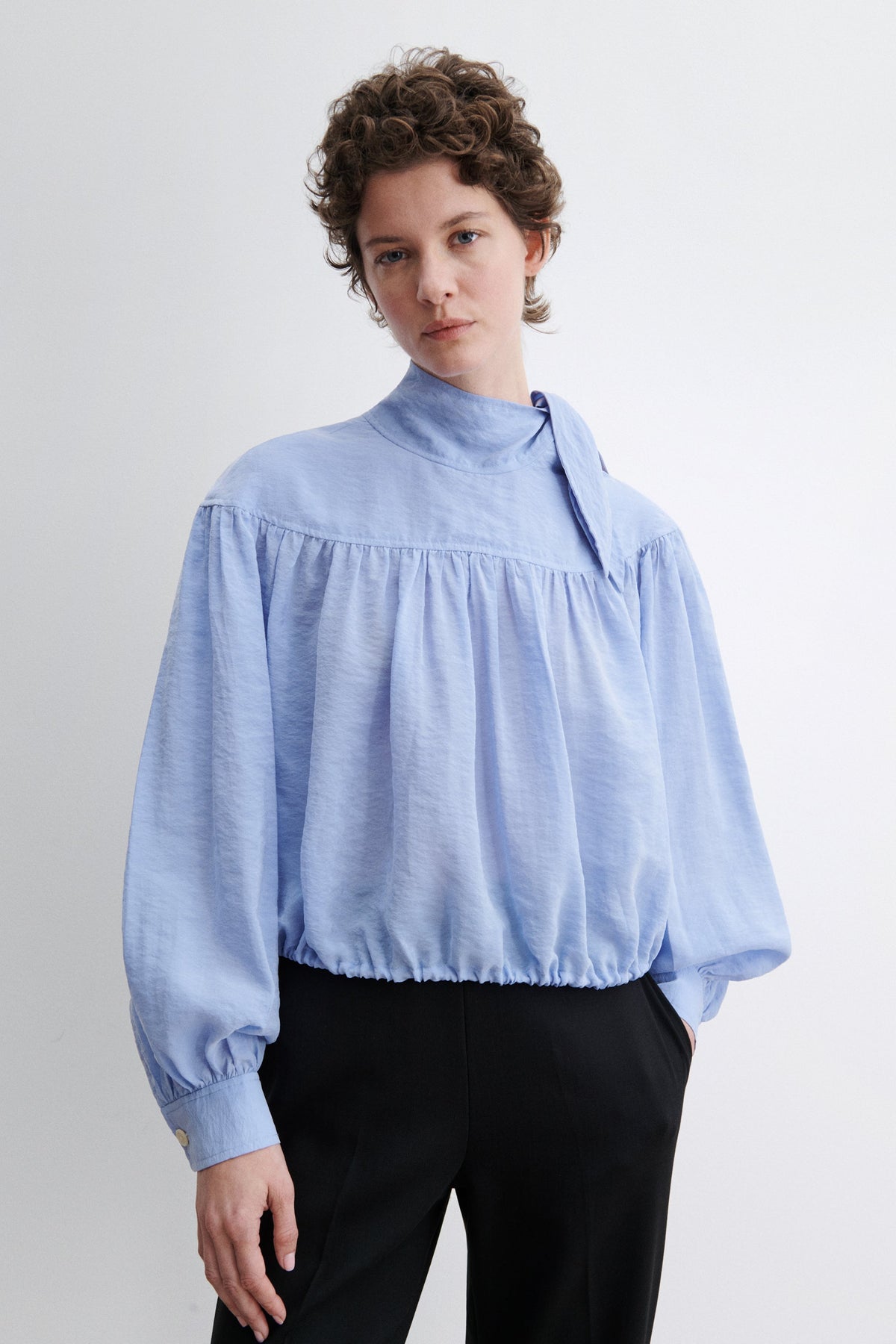 Parachute Top Light Blue - Rachel Comey