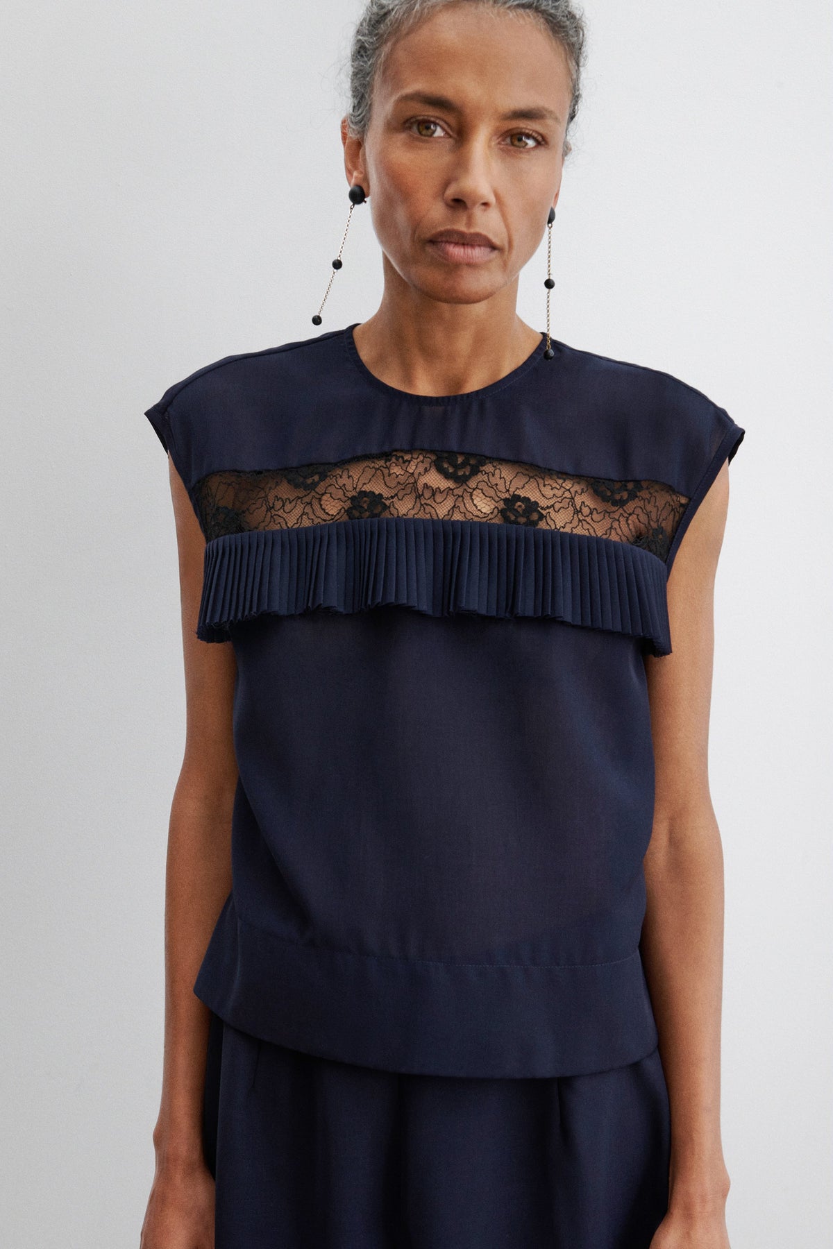 Fuery Top Navy - Rachel Comey