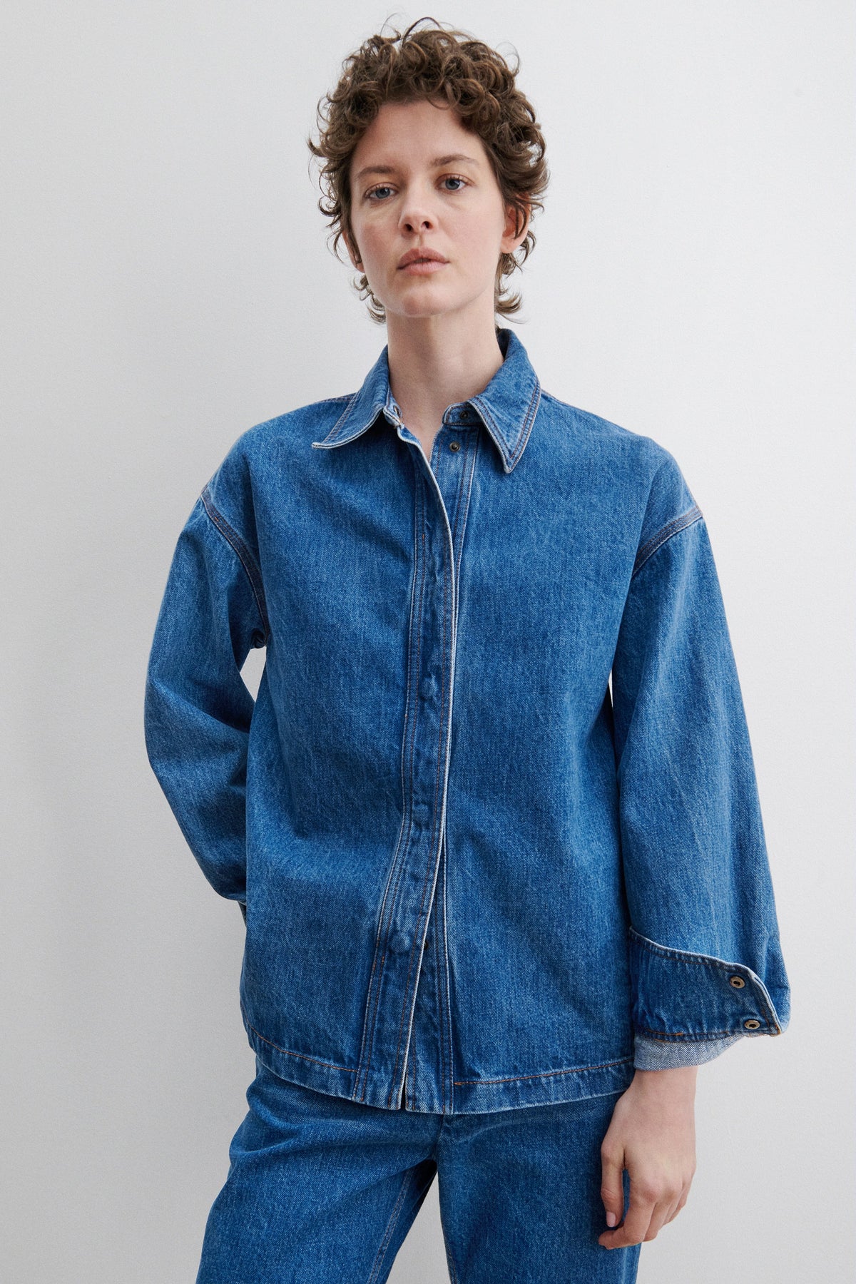 Wade Shirt Cool Indigo - Rachel Comey