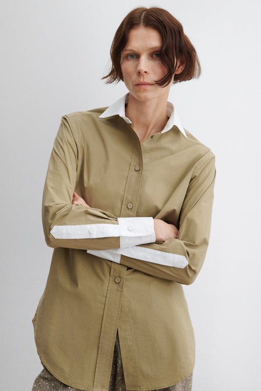Pierre Shirt Khaki - Rachel Comey