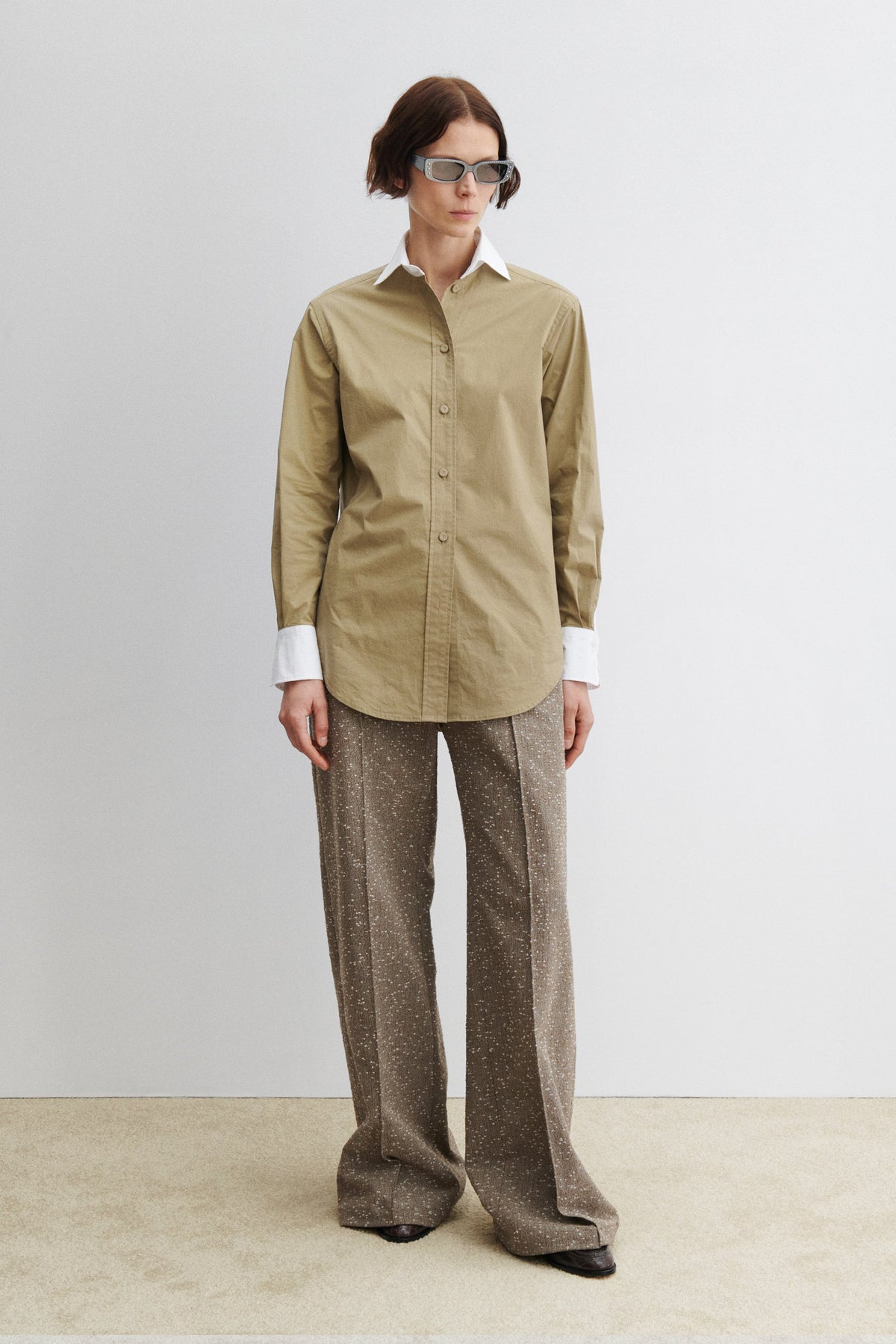 Pierre Shirt Khaki - Rachel Comey