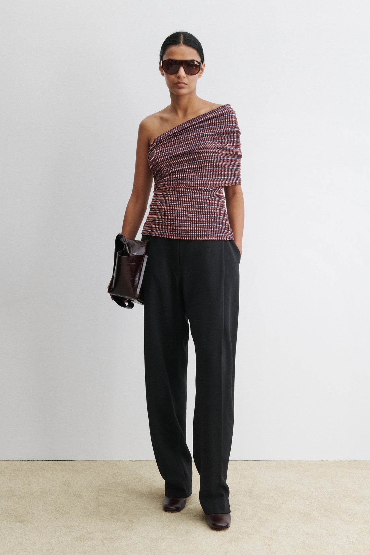Roddie Top Russet - Rachel Comey