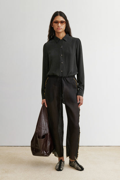 Tessa Top Black - Rachel Comey