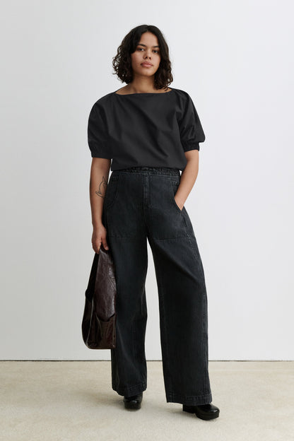 Ballaton Top Black - Rachel Comey