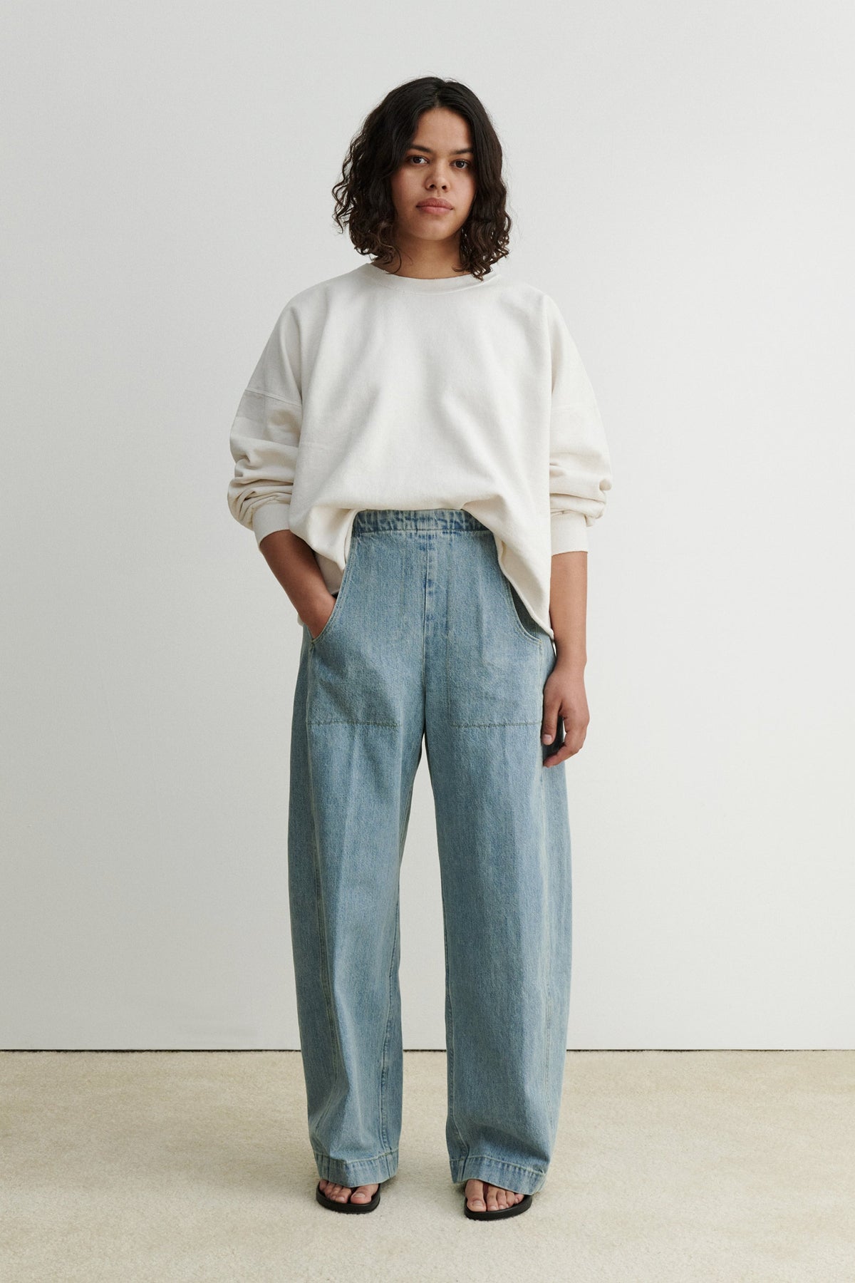 Fonder Sweatshirt Dirty White - Rachel Comey