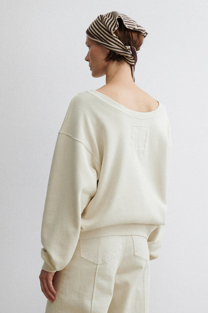 Dip Sweatshirt Dirty White - Rachel Comey