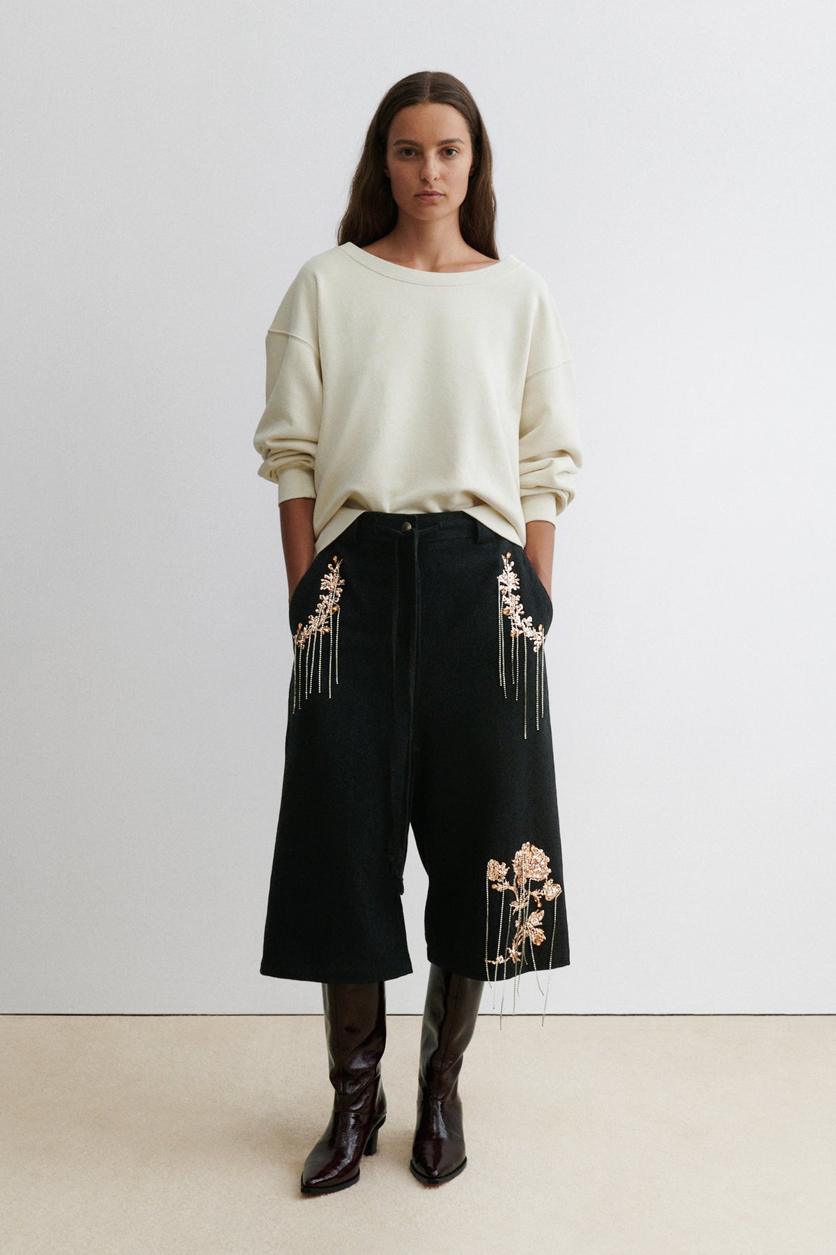 Dip Sweatshirt Dirty White - Rachel Comey