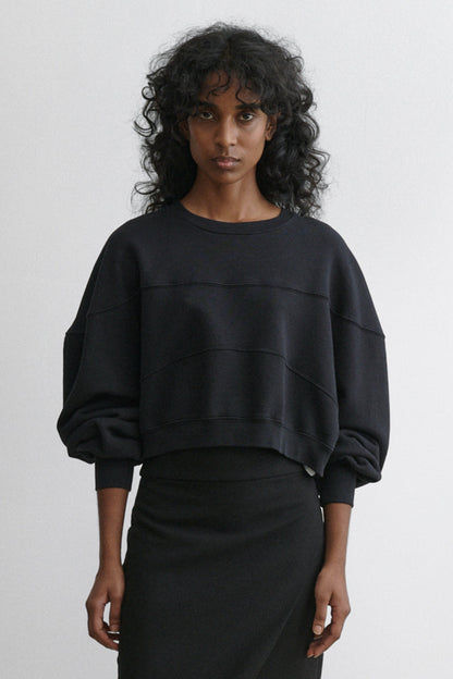 Orb Sweatshirt Charcoal - Rachel Comey