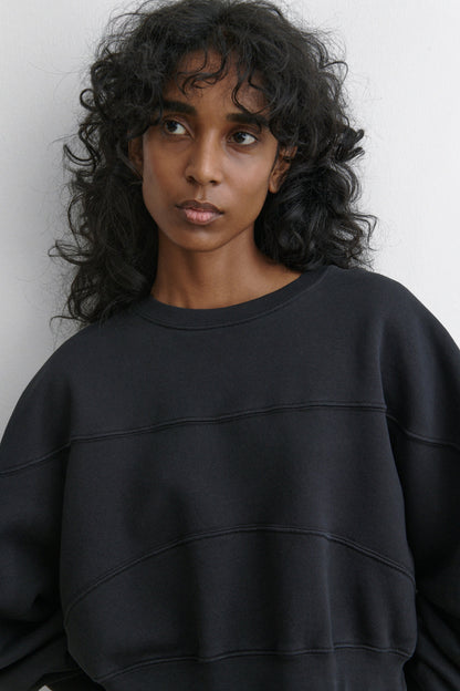 Orb Sweatshirt Charcoal - Rachel Comey