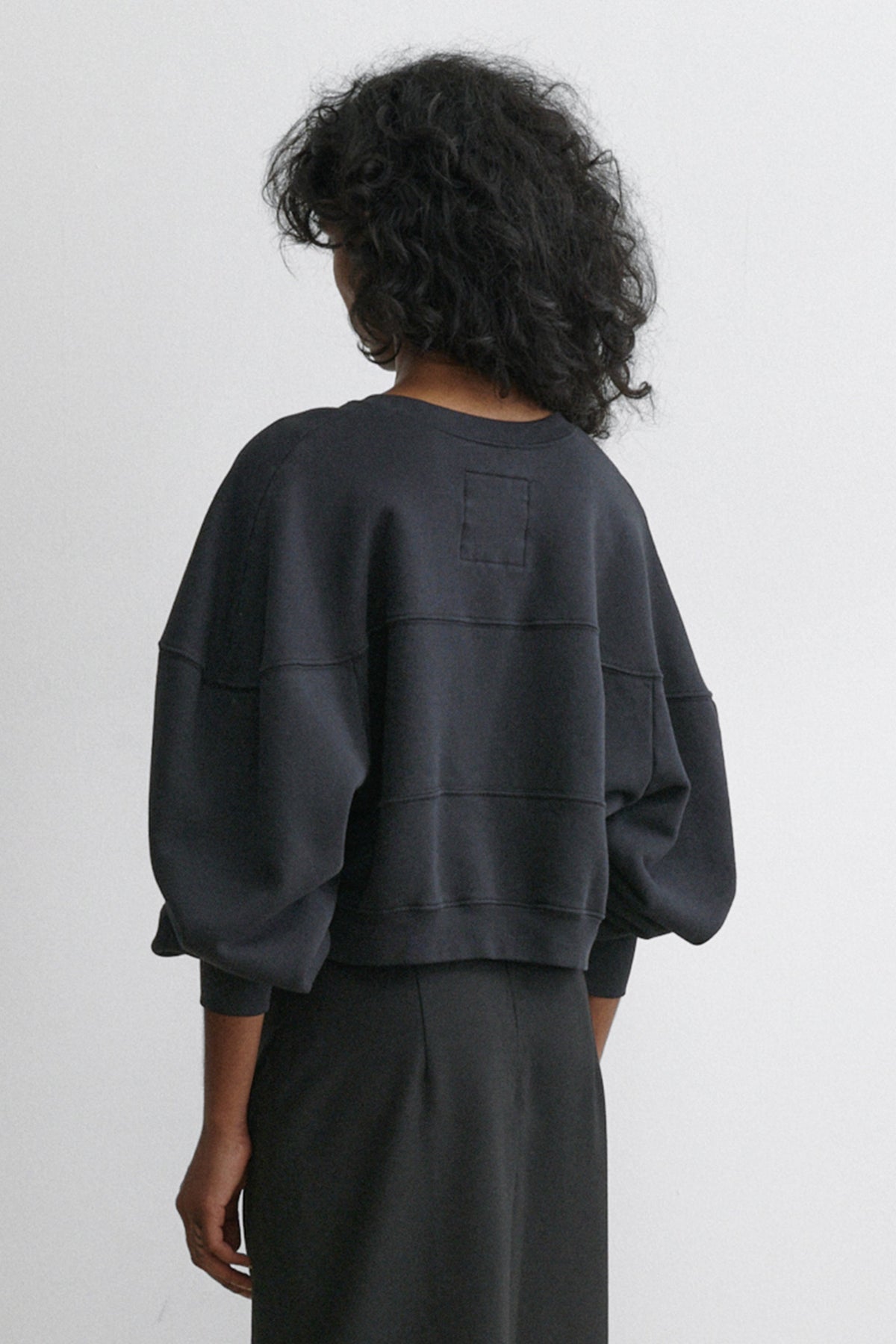 Orb Sweatshirt Charcoal - Rachel Comey