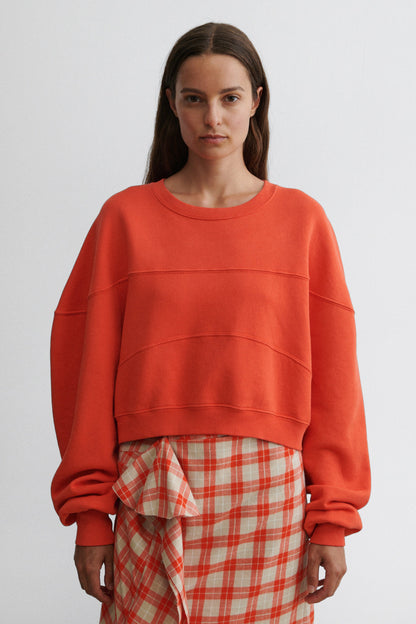 Orb Sweatshirt Charcoal - Rachel Comey