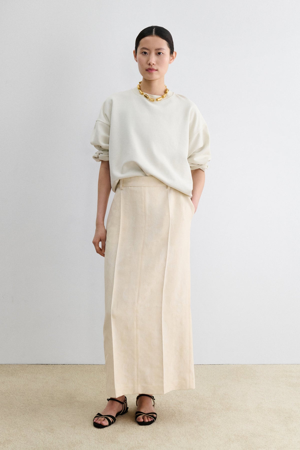Cosa Skirt Cream - Rachel Comey