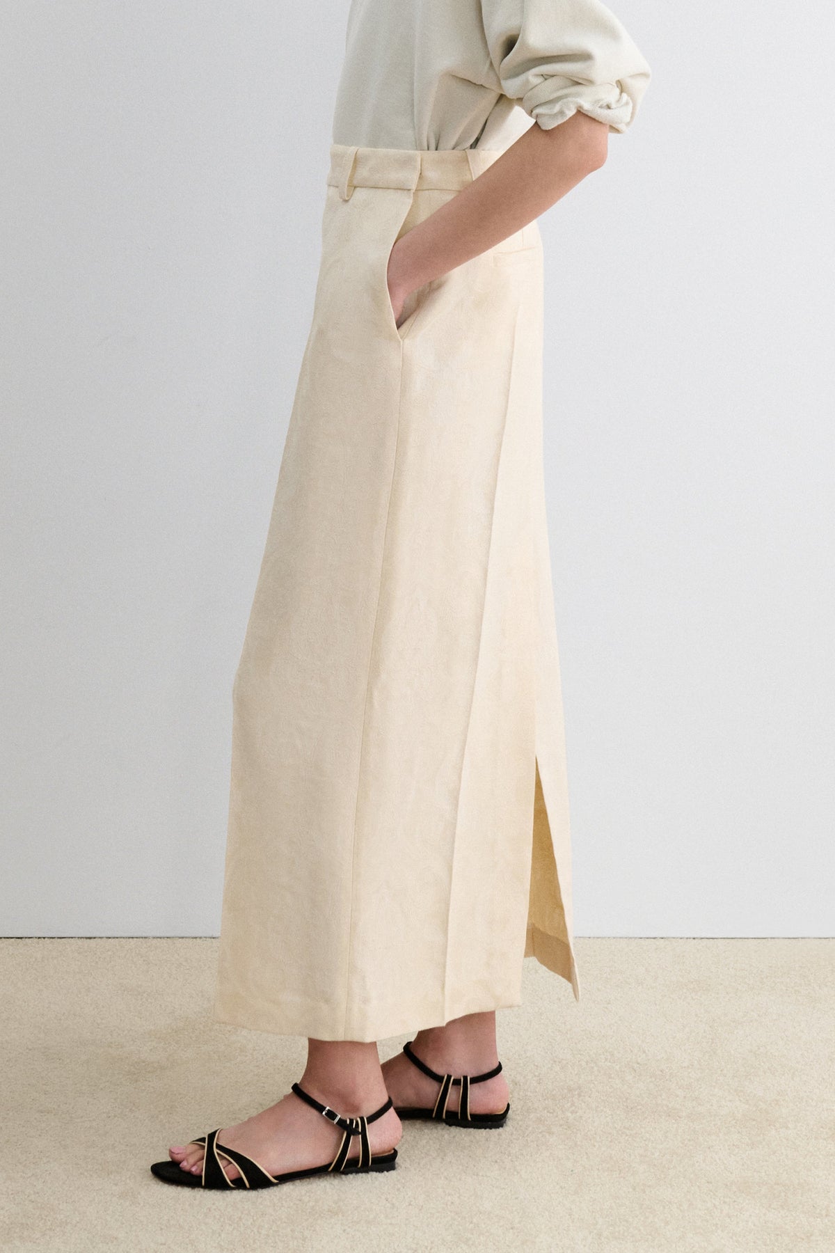 Cosa Skirt Cream - Rachel Comey
