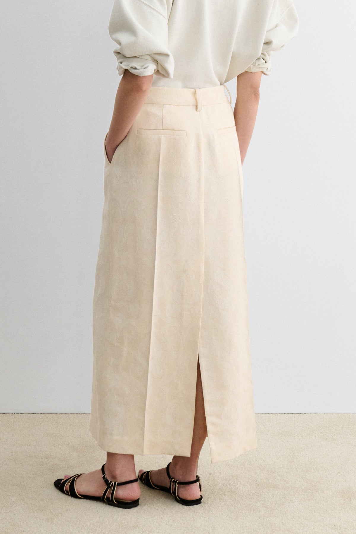 Cosa Skirt Cream - Rachel Comey