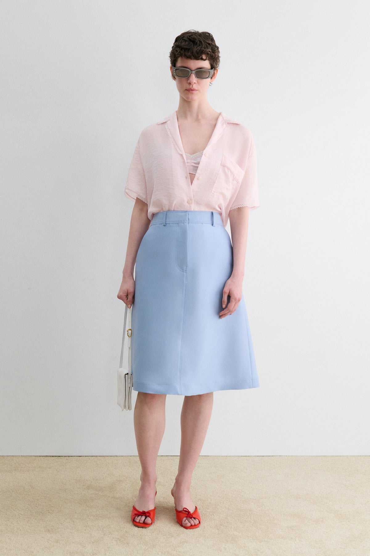 Osa Skirt Sky Blue - Rachel Comey