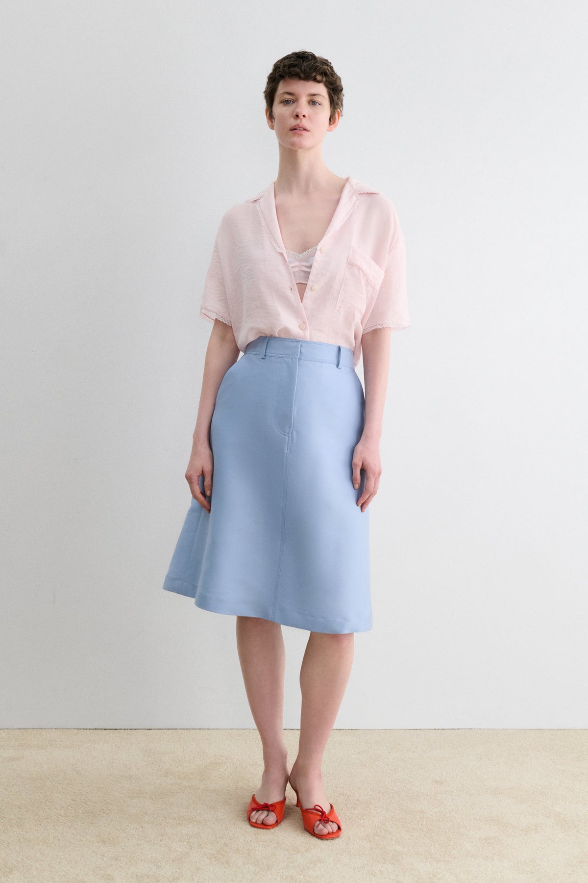 Osa Skirt Sky Blue - Rachel Comey