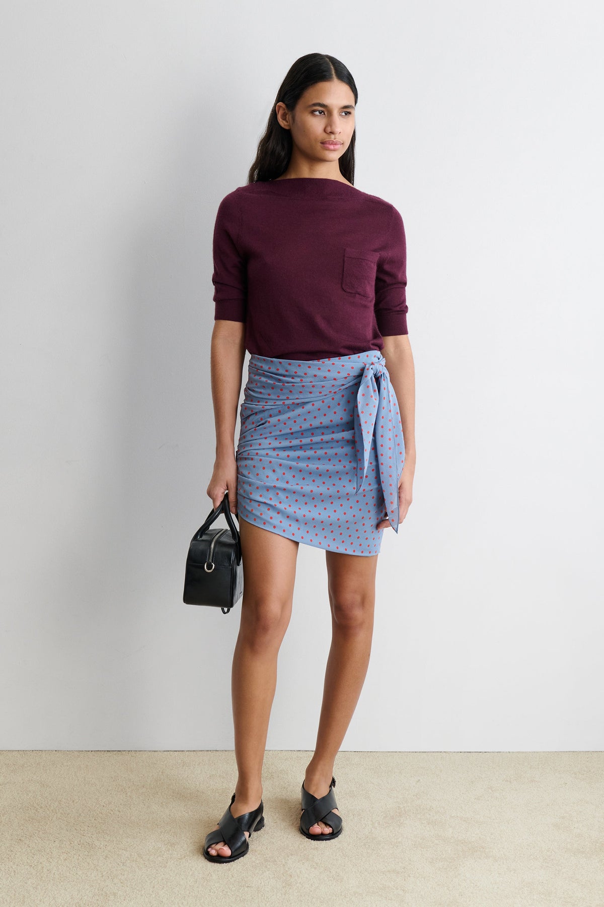 Lappart Skirt Slate - Rachel Comey