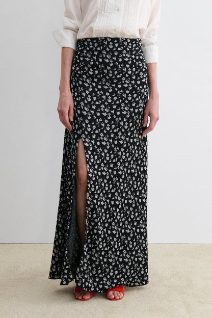 Arra Skirt Black-White - Rachel Comey