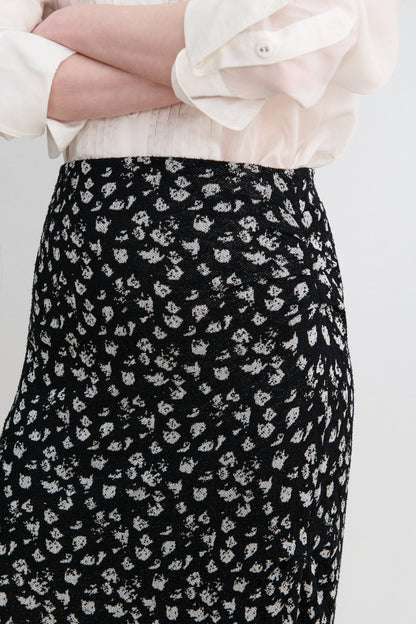 Arra Skirt Black-White - Rachel Comey