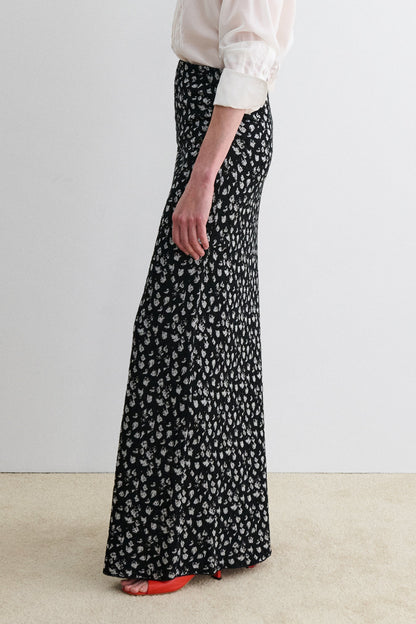 Arra Skirt Black-White - Rachel Comey