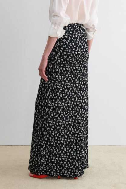 Arra Skirt Black-White - Rachel Comey