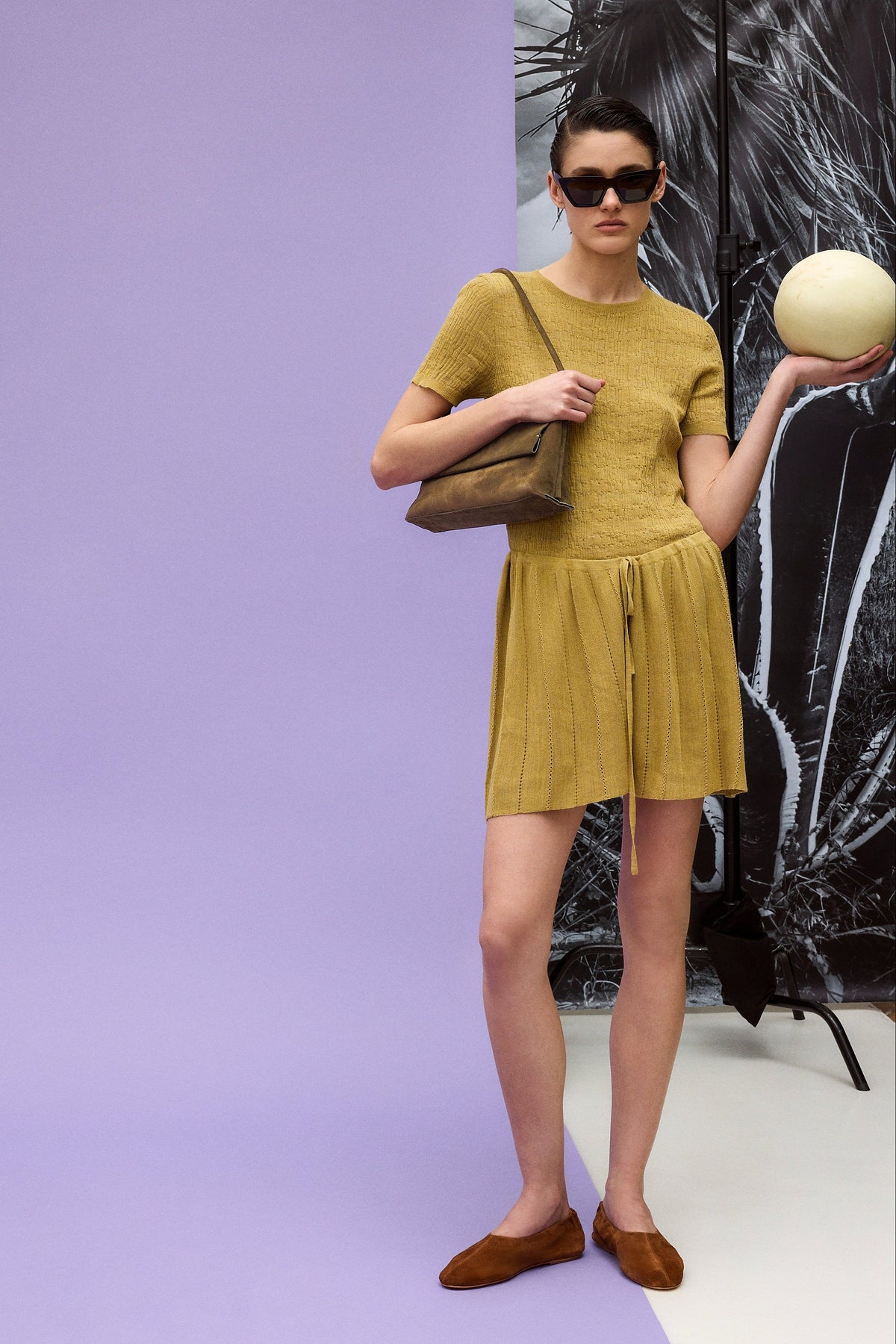 Lita Skort Mustard - Rachel Comey