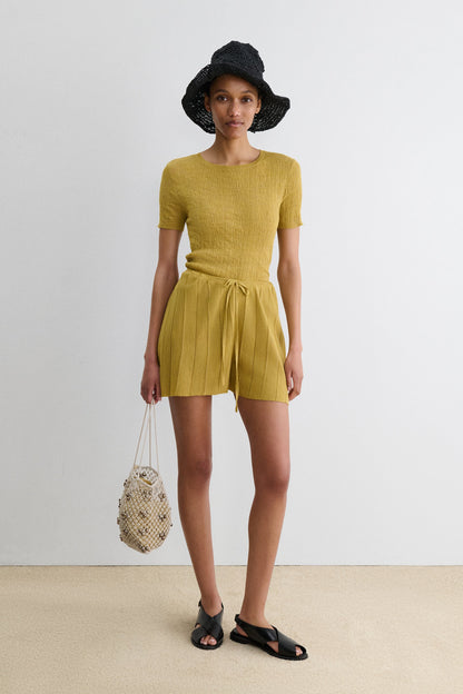 Lita Skort Mustard - Rachel Comey
