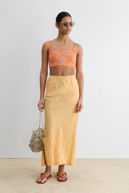 Vela Skirt Peach - Rachel Comey