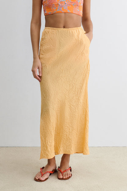 Vela Skirt Peach - Rachel Comey