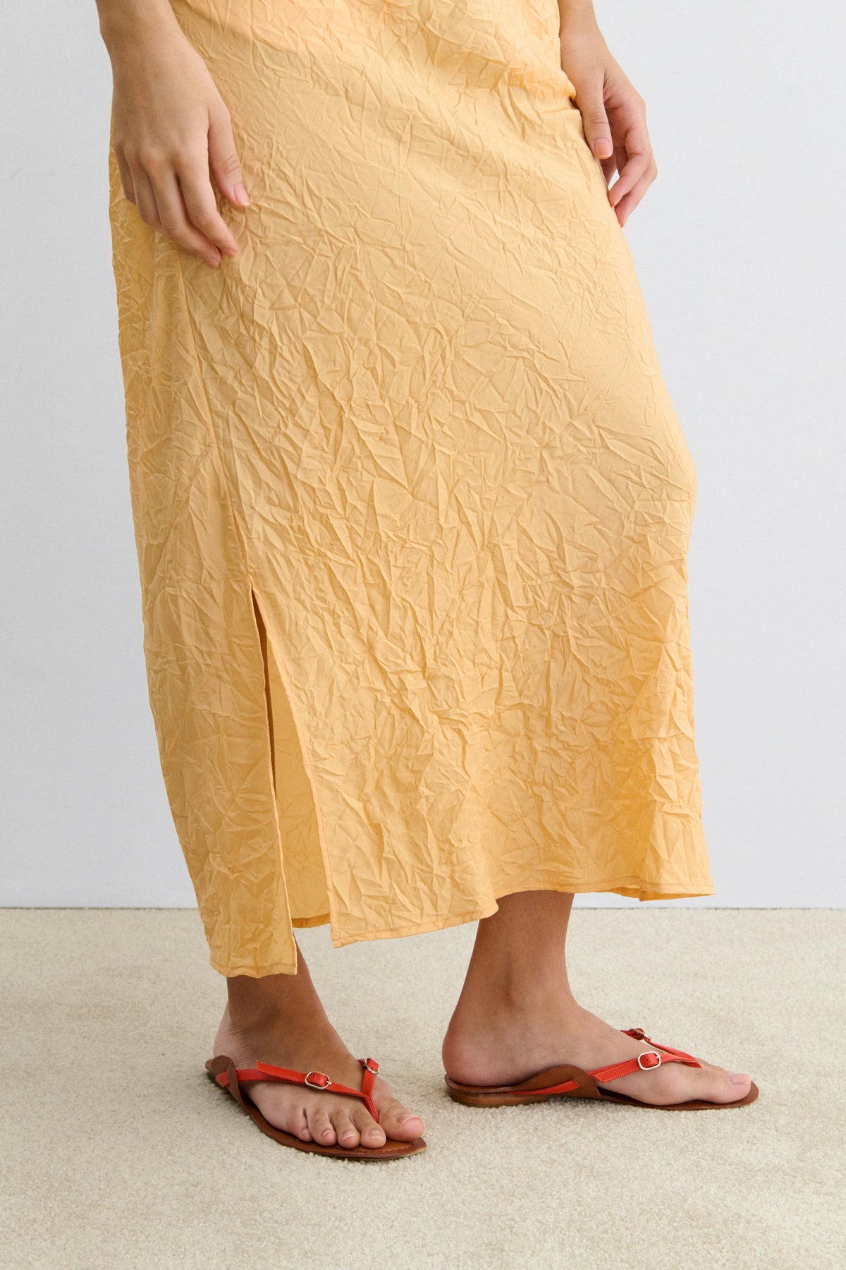 Vela Skirt Peach - Rachel Comey