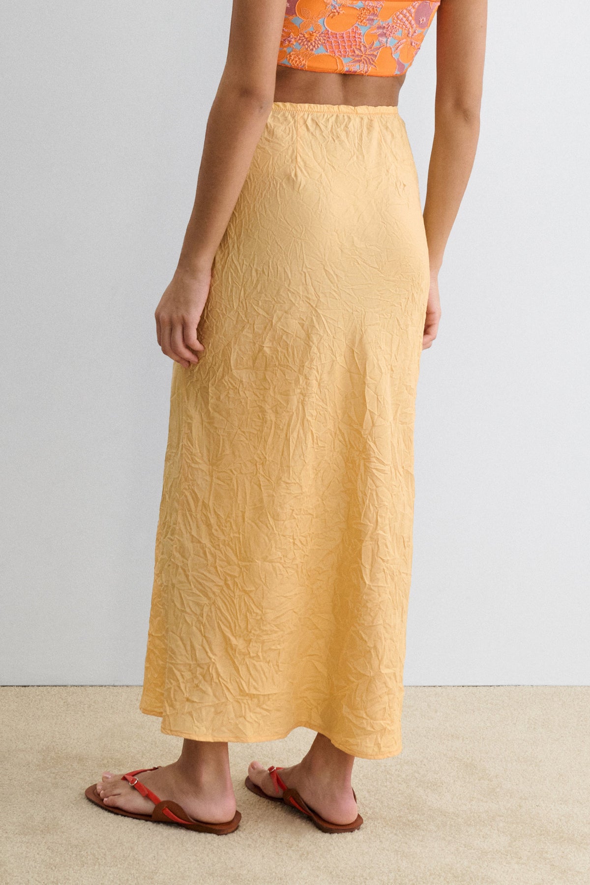 Vela Skirt Peach - Rachel Comey