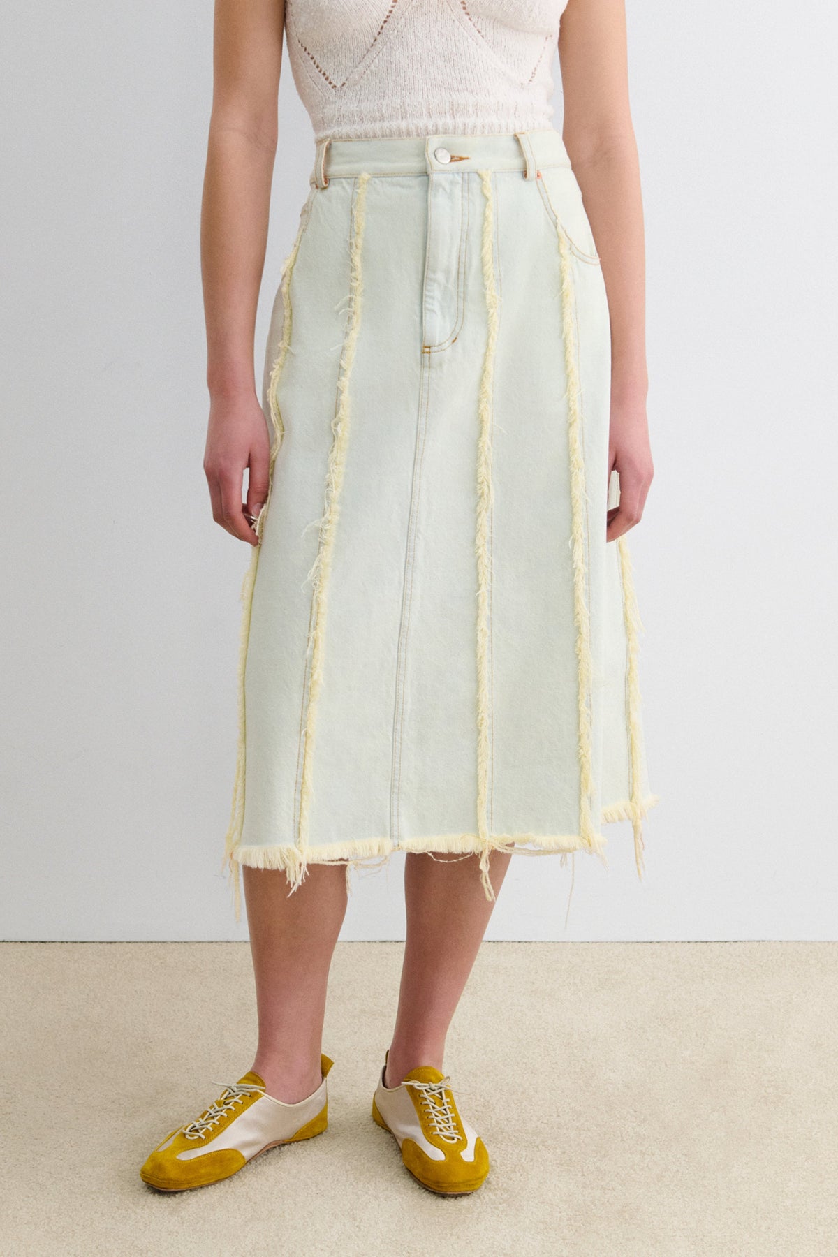 Etch Skirt Bleached - Rachel Comey