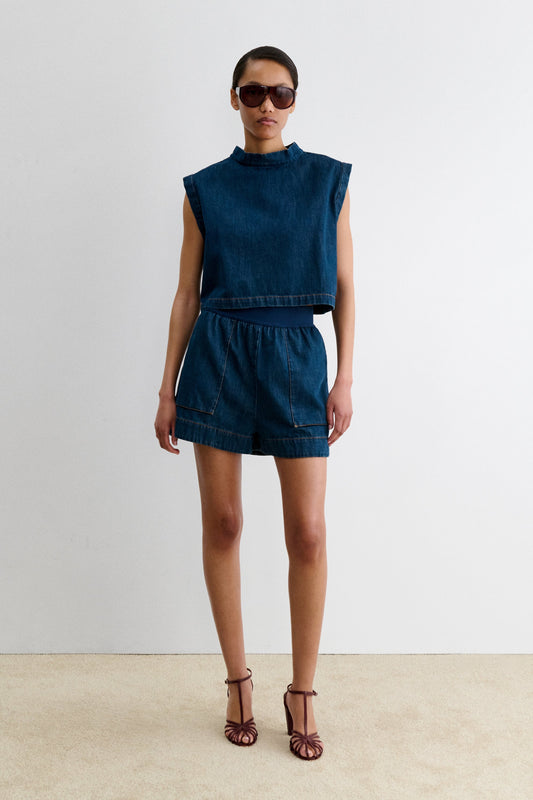Jalen Short Muddy Indigo - Rachel Comey