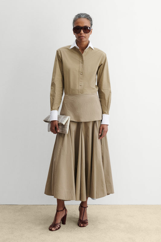 Heni Skirt Khaki - Rachel Comey