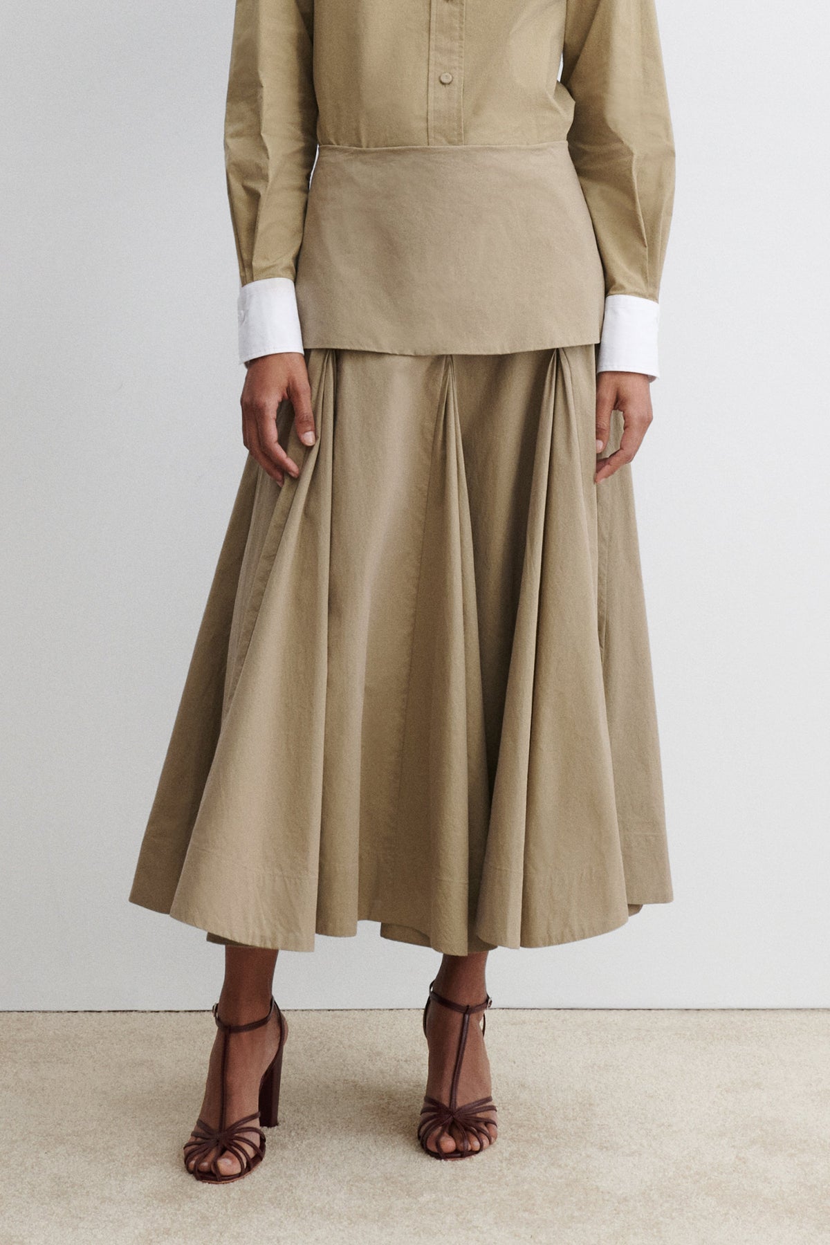 Heni Skirt Khaki - Rachel Comey